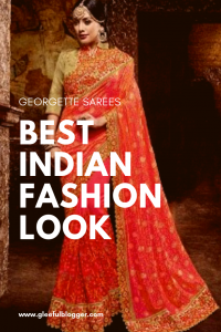 Best Indian Fashion Look georgette sarees for best drape and fashion. Pure georgette sarees and styles 