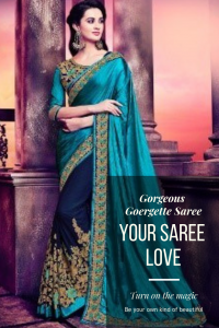 look good in gorgeous georgette sarees Fashion Indian Wear for all