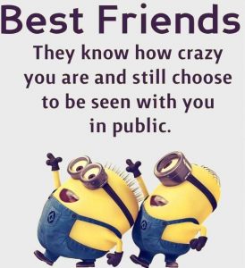 Friends bring happiness