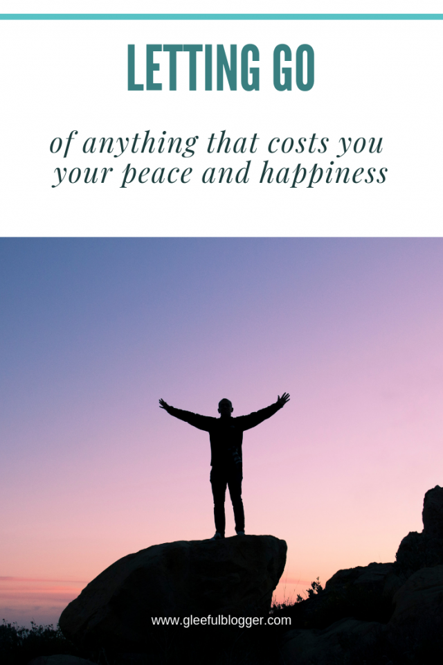 Let go of past, anger, guilt and everything that holds you back