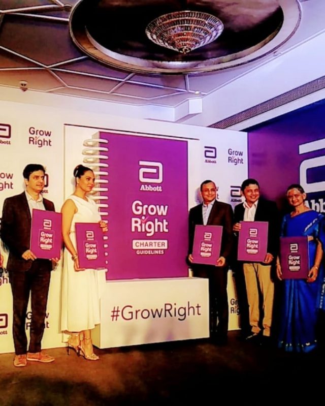Lara Dutta #GrowRight charter Abbott