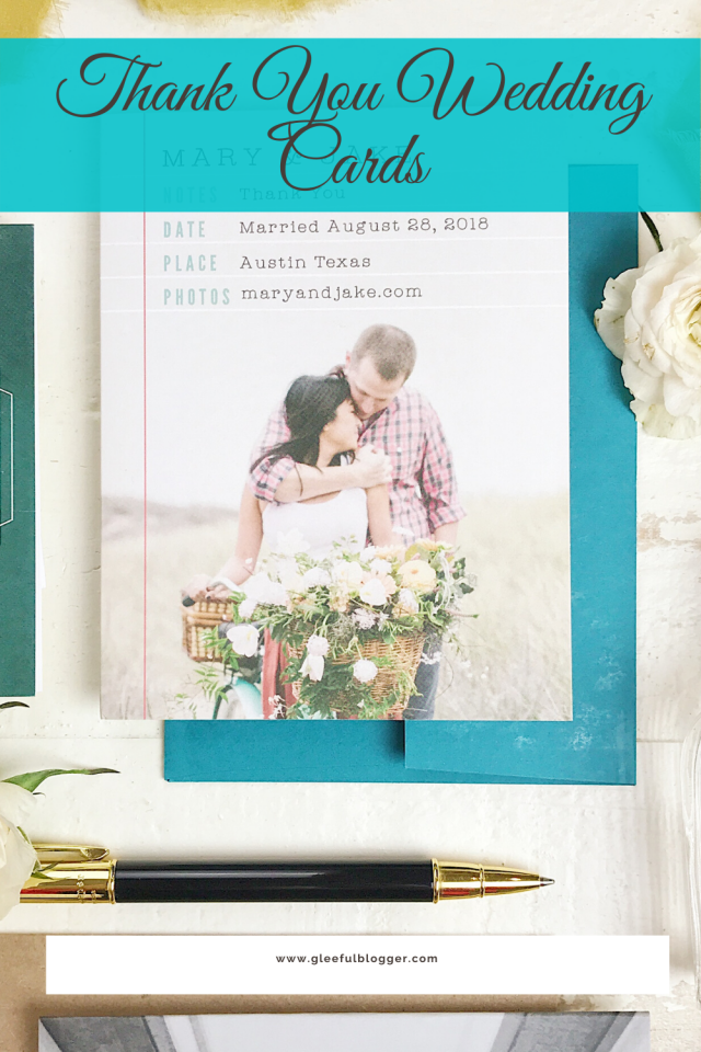 thank you wedding cards