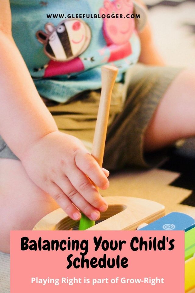 balancing your child's schedule when at home