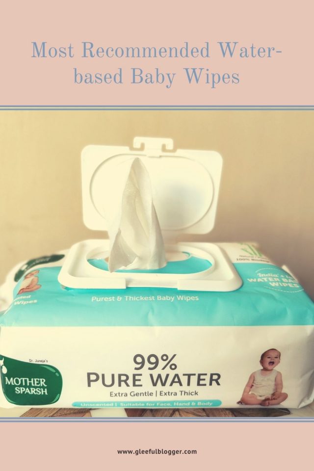water-based baby wipes