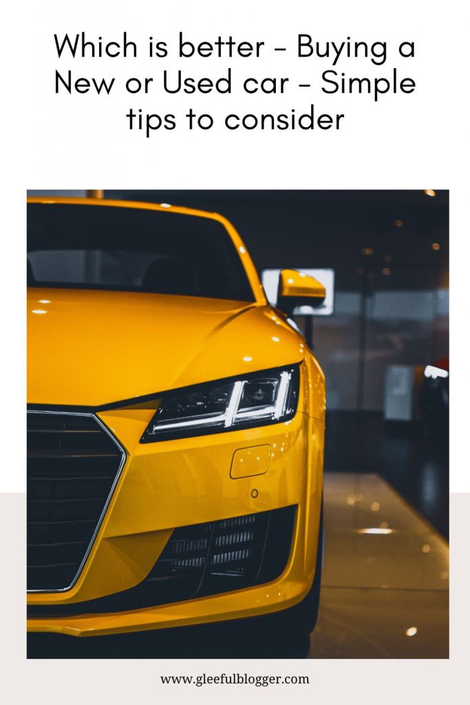 buying a new or used car