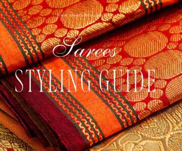 styling sarees